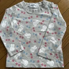 専用出品　　　ミッフィー　長袖Tシャツ 90サイズですが小さめ