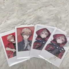 にじさんじ　5周年　デビューチェキ　セラフ・ダズルガーデン　4枚セット