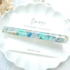 1917＊ハンドメイド♡押し花のヘアクリップ