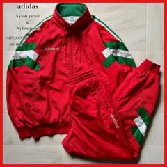 アディダス ナイロンジャケット&パンツ セットアップ デサント 80~90s