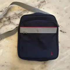 【イーストボーイ】スクールバック　スクバ　ショルダーバック　ネイビー×レッド