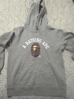A BATHING APE プルオーバーパーカー グレー L