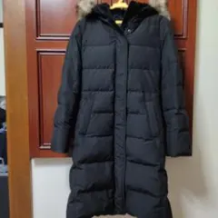 ウルトラウォーム ダウン ロングコート ブラック М ユニクロ