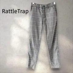 RattleTrap＊チェックパンツ メンズ グレンチェック スラックス 快適