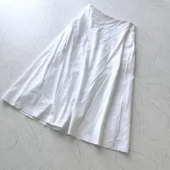 Theory セオリー リネン スカート サイズ4 未使用 大きめサイズ