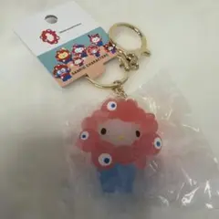 サンリオミャクミャク立体マスコット クリアカラー キーホルダー　キティ