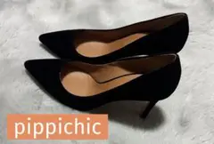 pippichic ハイヒール　スエードポインテッドトゥヒールパンプスのサムネイル