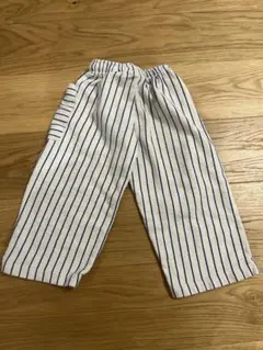 zara ストライプ柄パンツ 綿100%