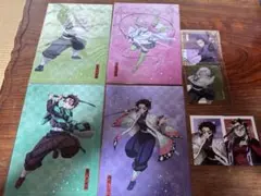 鬼滅の刃 アニプレックスオンラインくじ　E賞、F賞、ブロマイド　8点セット