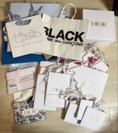 袋まとめ売り　ディオール dior ボックス　ショッパー　箱　紙袋　リボン