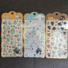 【韓国限定】サンリオシール　ハンギョドン　シナモロール　チョコキャット 3枚