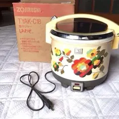 通電確認済み　昭和レトロ　電子ジャー　象印　T YAK-C18 インテリアのサムネイル
