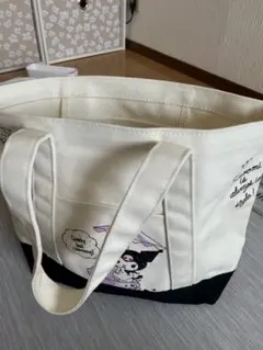 【新品未使用品】サンリオ クロミ キャンバス トートバッグ 収納付きのサムネイル