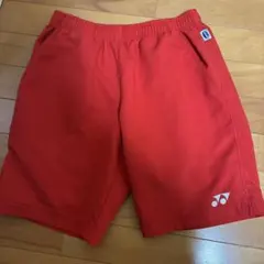 YONEX レッド バドミントンパンツ