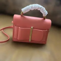 CHARLES & KEITH ショルダー ハンドルバック ピンク