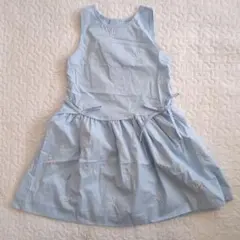 【新品】リボン柄ワンピース 130センチ