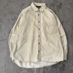 90s グレートノースウエスト L コーデュロイシャツ＊ボタンダウン＊太畝