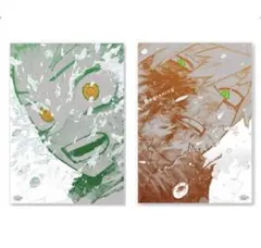 ヒロアカ原画展A2アートポスター2枚セット【The Beginning】おまけ付