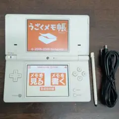 【動作確認済】ニンテンドーDSi 本体 TWL-001 うごくメモ帳　ホワイト白