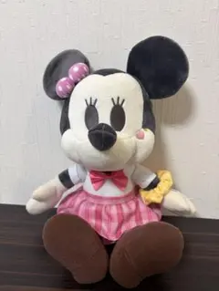 ミニーマウス　デココレ　スクール風BIGぬいぐるみ
