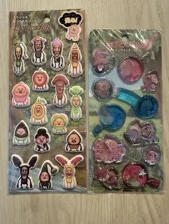 クーリア　こびとづかんシール　2枚セット