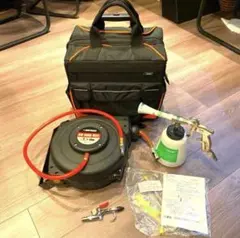 エアコン洗浄機 本体 ホース ガン セット養生シート4枚にエアコン洗浄