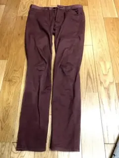 LAD MUSICIAN ストレッチ コンパクトチノ パンツ パープル M
