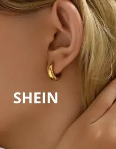 SHEIN ピアス イエローゴールドのサムネイル
