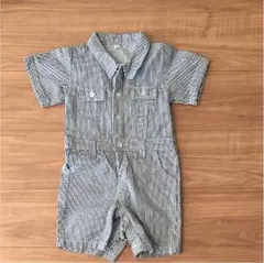 デニム つなぎ ロンパース 95