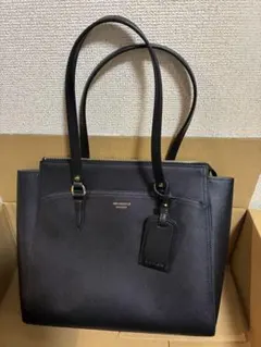 アンドシュエット　オードリー　トートバッグ　ビジネスバッグ　A4 ブラック　黒