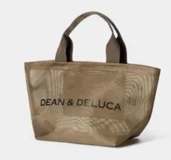 DEAN&DELUCAディーン&デルーカメッシュトートバッグゴールド S