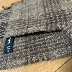 TOPKAPIチェック柄マフラー ブラウン系