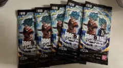 ドラゴンボールカードfusionworld CROSS FORCE 5パック