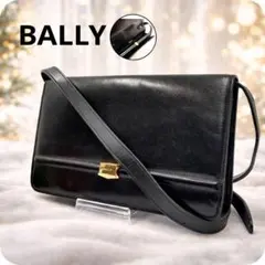 BALLY バリー ショルダーバッグ レザー ヴィンテージ ブラック 黒