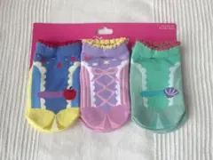 ディズニーリゾート　プリンセス　靴下　白雪姫　ラプンツェル アリエル 3足