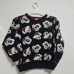 Disney ミッキーマウス柄 セーター 110