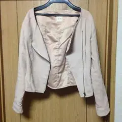 まいめろ様専用☆MIIA♡ノーカラーフェイクスエードジャケットのサムネイル