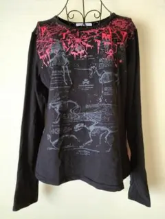 h.NAOTO H.ANARCHYISM for PLUS 長袖カットソー 黒 - メルカリ