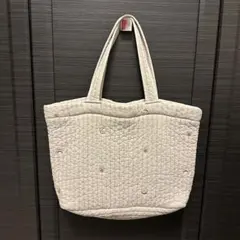 LAGUA GEM スタッズ トートバッグ ベージュ - メルカリ