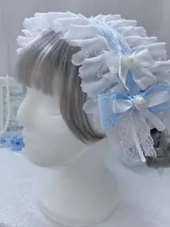 【1点限り！】ハンドメイド ヘッドドレス ロリィタ 天使界隈 ②