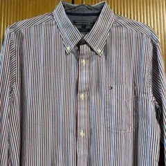 TOMMY HILFIGER ストライプシャツ XL