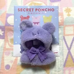 ディズニーSECRET PONCHO(紫)