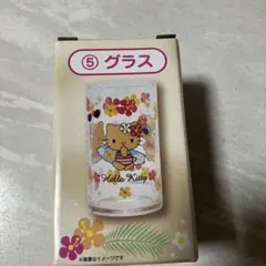 Hello Kitty 花柄グラス