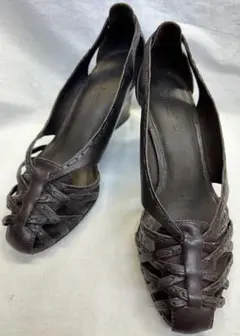 Timberland レザー　パンプス　サンダル　25．0cm　1264