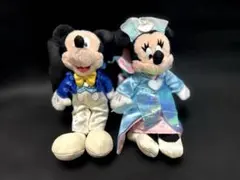 【値下げ】TDL開園20周年記念 ミッキー＆ミニー ぬいぐるみバッジセット