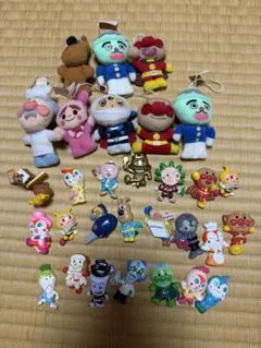 【当時物】アンパンマン ぬいぐるみ磁石 レトロ