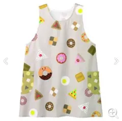 ❏新品 まるさんかくしかくエプロン　 保育士のサムネイル