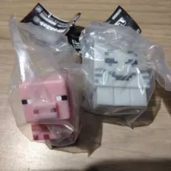 マインクラフト　ライトマスコット3　ブタ＆ガスト