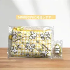 サンリオ　キルト　シークレットミニフラットポーチ【マスコット付】コロコロクリリン