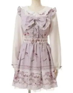 リズリサ LIZLISA Whip bear home cafe柄 ワンピース